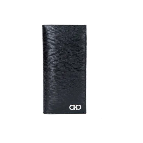 FERRAGAMO GANCINI Кожа Кошелек Стандартный Мужской Темно-синий