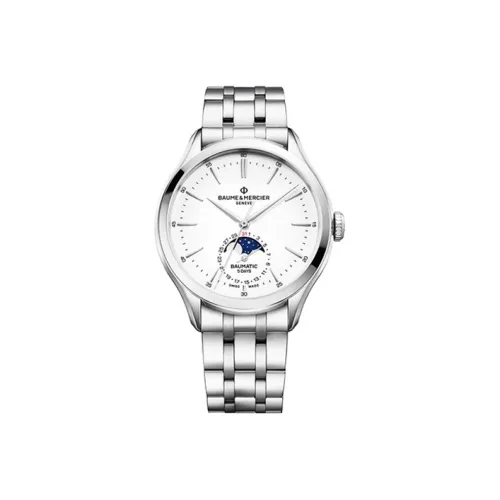 Baume & Mercier Автоматический Механический Мужской Часы Creighton Collection 42mm*13,2mm Белые