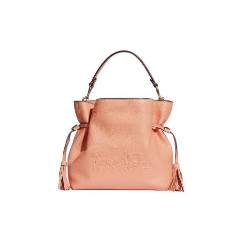 COACH Andy Утонченный Pebble Кожа Сумка через плечо Сумка через плечо Сумка через плечо Средний Женская Светло-розовая