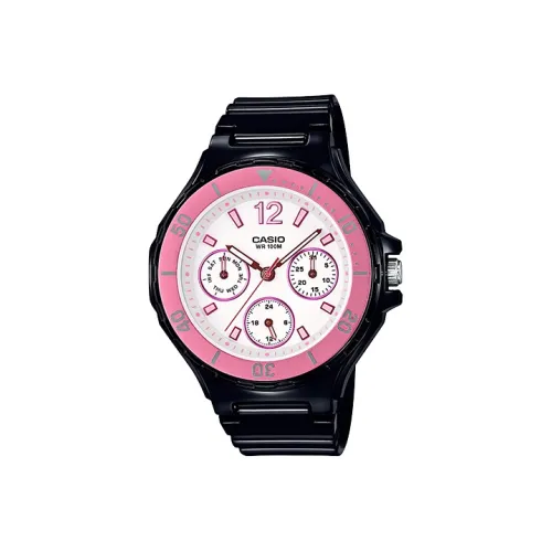 CASIO YOUTH Collection Disc Многофункциональный Показатель Кварцевый Механизм Часы Женские Розовый Циферблат Часов