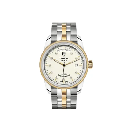 TUDOR Jun Jue Series Автоматический Механический Механизм Мужские Часы Часы 39 мм Белый Циферблат Стальной Корпус Часов