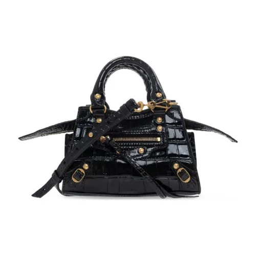 Balenciaga Neo Classic Коровья кожа Сумка Байкер Сумка Сумка на одно плечо Женская Черная