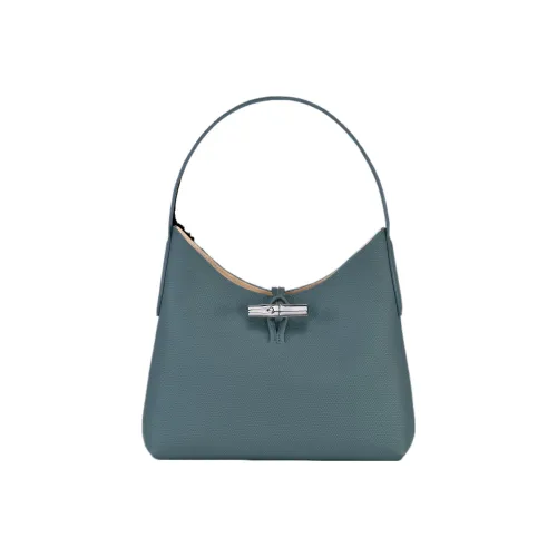 LONGCHAMP Roseau Коровья кожа Beagle Сумка Сумка через плечо Женская Синяя