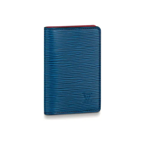 LOUIS VUITTON Кошелек из коровьей кожи мужской синий