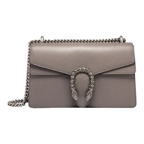 GUCCI Dionysus Сумка из коровьей кожи с цепочкой сумка через плечо маленькая сумка женская серая