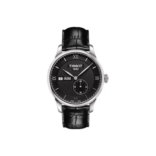 Tissot Le Locle Collection Автоматический Механический Механизм Мужские Часы Часы 39,5 мм Черный Циферблат