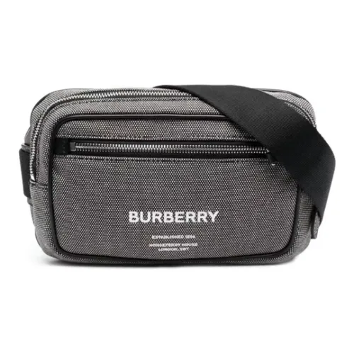 Burberry Сумка через плечо из коровьей кожи поясная сумка мужская серая