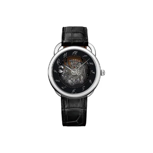 HERMES Автоматический Механический Часы Мужские Arceau Черные