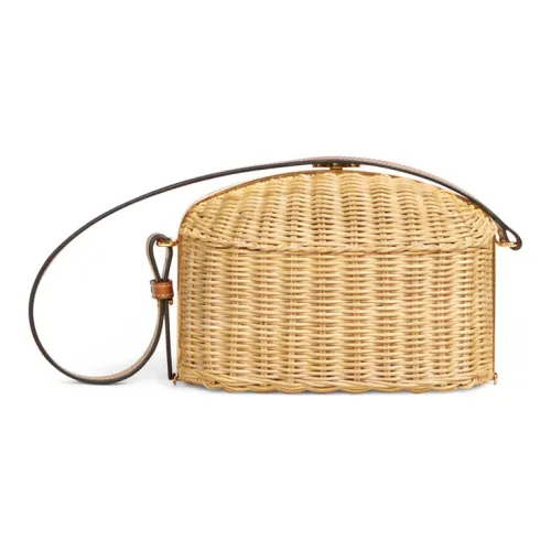 CELINE Корова Кожа Обеденный Коробка Сумка Женская Естественный Цвет Коричневый