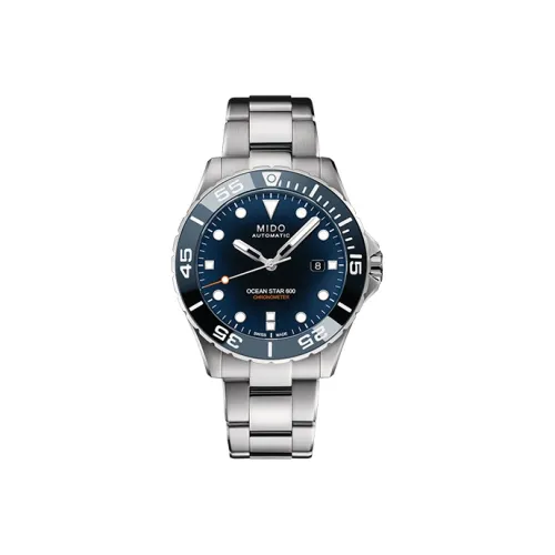 Mido Автоматический Механический Механизм Мужские Часы Leader Submariner 43,5мм*43,5мм*14,1мм Синий