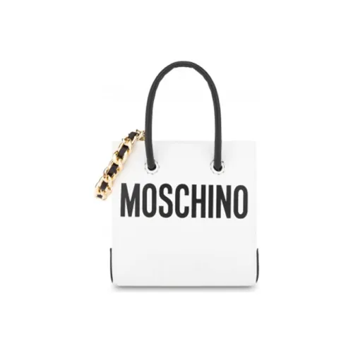 MOSCHINO Сумка через плечо из коровьей кожи Mini Женская Белая