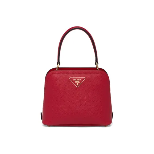 PRADA Saffiano кожа через плечо сумка женская красная