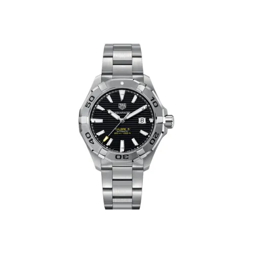 TAG HEUER Автоматический Механический Механизм Мужские Часы из Коллекции Aquaracer 43 мм Черные