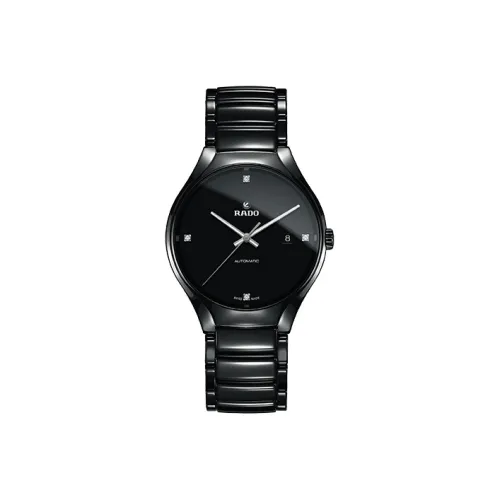 RADO Автоматический Механический Механизм Мужские Часы из Коллекции Realme 40 мм Черные