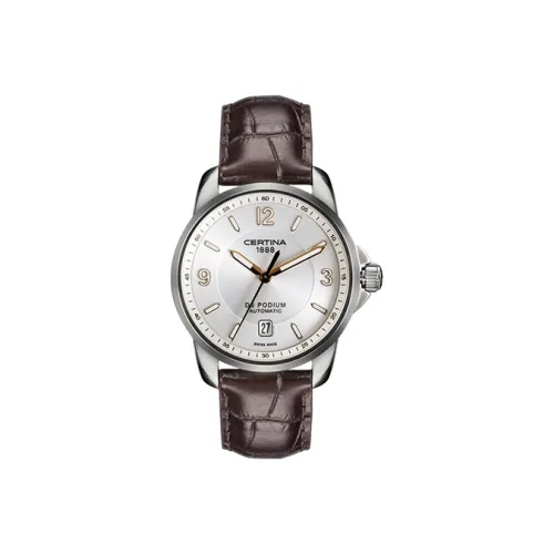Certina Автоматический Механический Механизм Мужские Часы 38 мм Белый