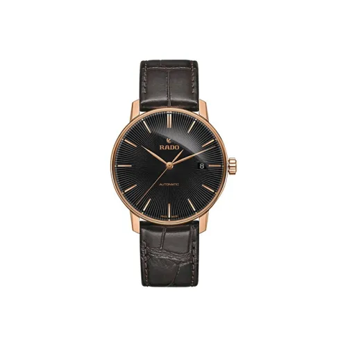 RADO Crystal Sparkle Collection Автоматический Механический Часы Мужские 38 мм Черный Циферблат