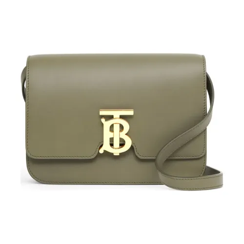 Burberry Телячья кожа Сумка через плечо Маленькая Женская Яшма