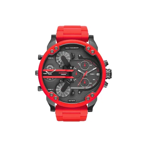 DIESEL Кварцевый механизм Мужские MR. DADDY Часы 57мм*14мм*57мм Черные