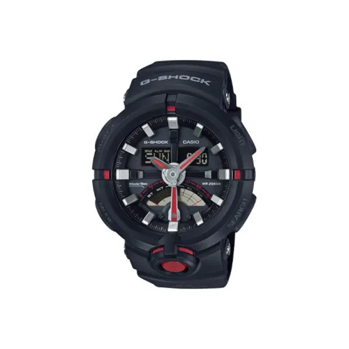 CASIO г Shock Collection YOUTH Collection Кварцевый механизм Смола Ремешок Часы Мужские Черный Циферблат GA 500 1A4