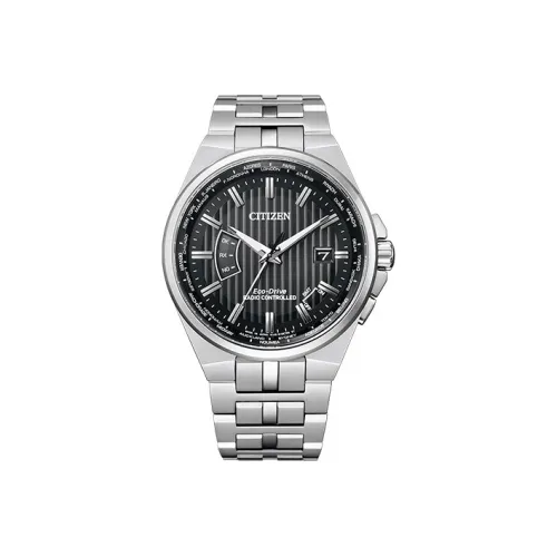 CITIZEN Световой Кварцевый Механизм Мужские Часы Eco Drive Series 42mm*10mm Черные