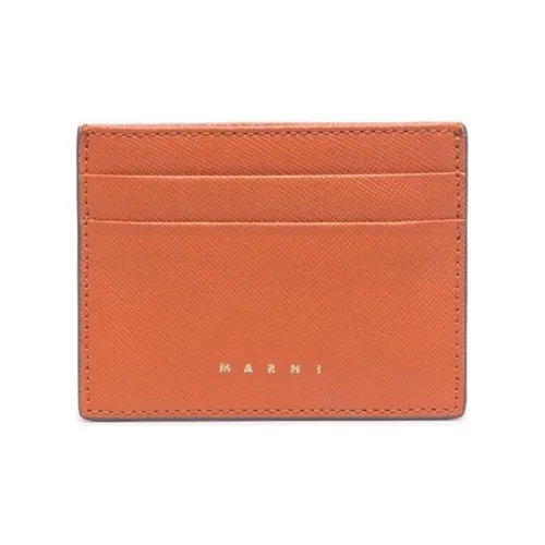 MARNI Телячья кожа Овечья шкура Кошелек Женские Апельсин