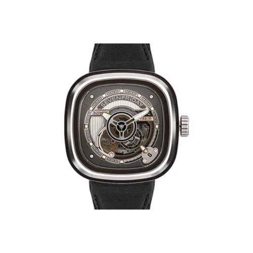 SEVENFRIDAY Автоматический Механический Часы для мужчин, 47,6mm*47mm, Черный