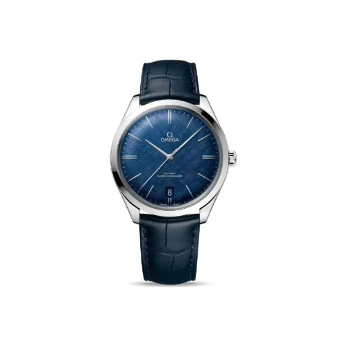 OMEGA Flying Series Name Classics Мужские часы с ручным заводом механический 40 мм синий циферблат