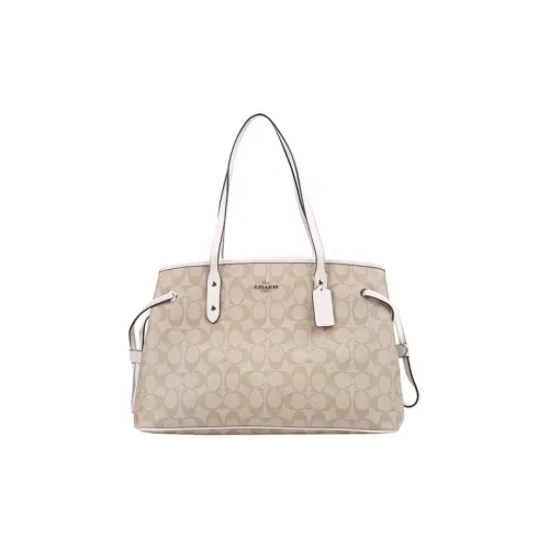 COACH Шнур кожа тоут женский хаки монограмма