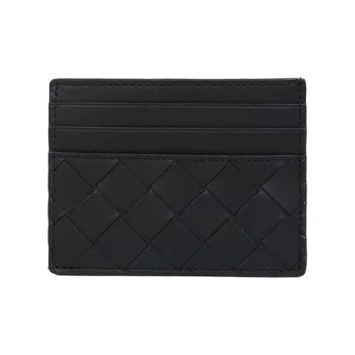 Bottega Veneta Телячья кожа Клатч Держатель для карт Мужской Черный