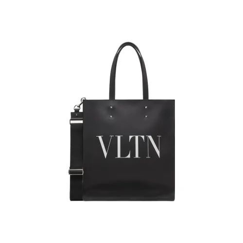 Valentino Телячья кожа Тоут Сумка Сумка для покупок Сумка на плечо Сумка Мужская Черная