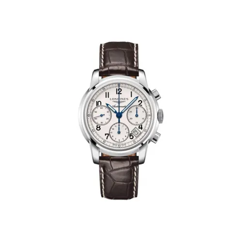 LONGINES Автоматический Механический Механизм Мужские Часы Soimia Collection 39 мм Серебряные