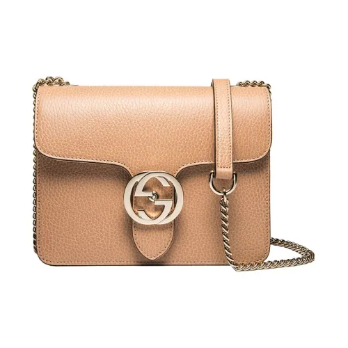 GUCCI Зернистая текстура кожа кожа курьерская сумка аккордеонная сумка ручная сумка сумка через плечо сумка на плечо женская желтая