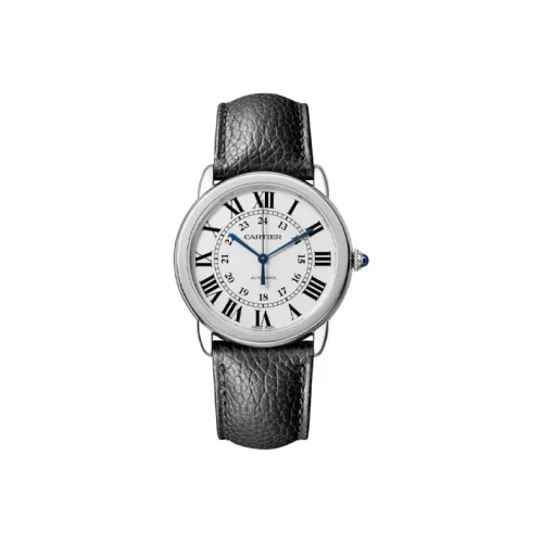 CARTIER RONDE DE Автоматический Механический Механизм Унисекс Часы 36 мм Белый Циферблат Корпус из Нержавеющей Стали