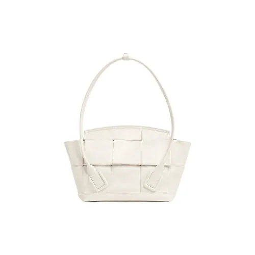 Bottega Veneta Arco Телячья кожа Сумка на плечо Сумка Обычный Women's White