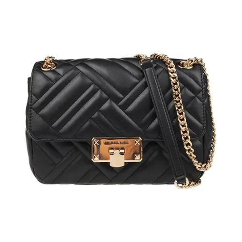 MICHAEL KORS Peyton Кожа Сумка с цепочкой Сумка через плечо Сумка на плечо Женская Черная