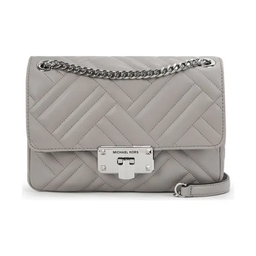 MICHAEL KORS Сумка через плечо из кожи среднего размера женская серая