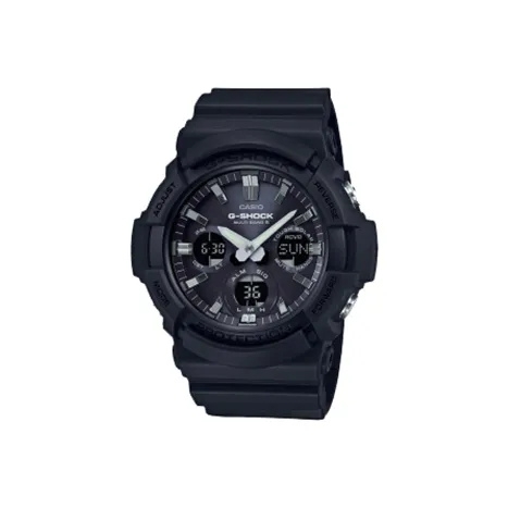 CASIO Кварцевый механизм Смольный ремешок Часы для мужчин Черный циферблат