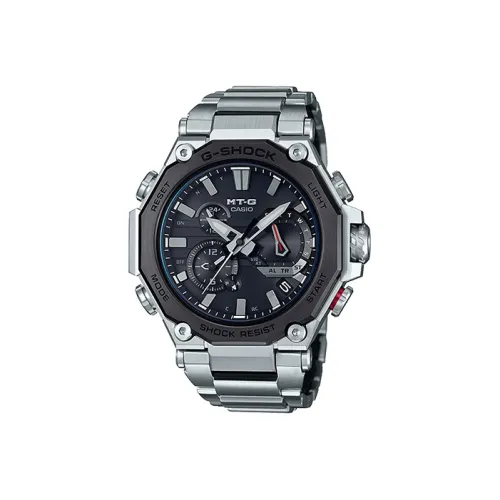 Шок MTG серия Кварцевый механизм Нержавеющая сталь Ремешок Часы Мужские Черный циферблат MTG B2000D 1A