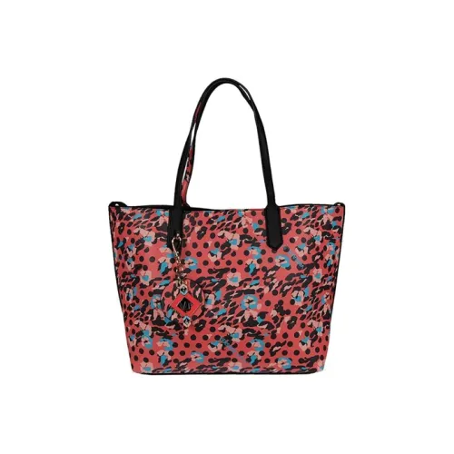 VERSACE JEANS COUTURE Полиэстер Сумка-тоут Женская Арбузно-розовая