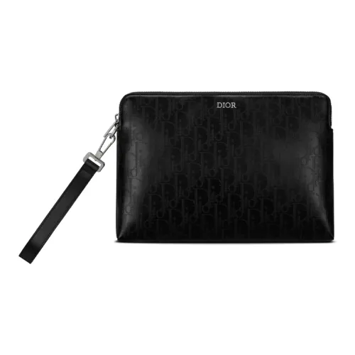 DIOR Кожа Клатч Стандартный Мужской Черный