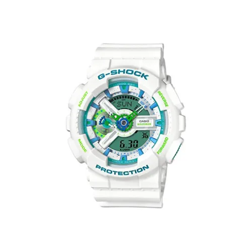 CASIO Liquid Crystal Analog Dual Display Series SHOCK Classic Collection Электронный механизм Смола Ремень