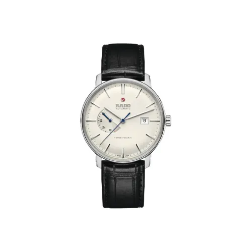 RADO Автоматический Механический Механизм Мужские Часы Crystal Sparkle Collection 41 мм Серебряные
