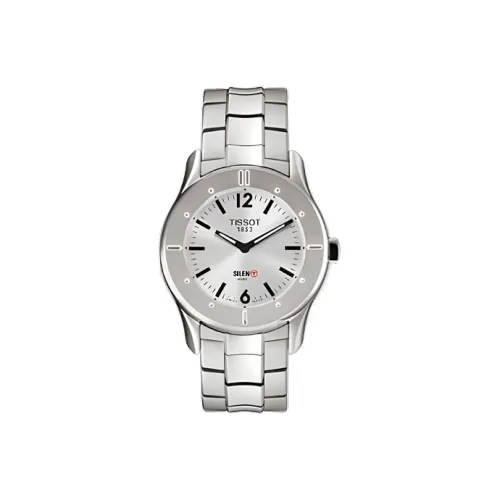 TISSOT Quartz Механизм Мужские часы 39,2 мм Серебряный