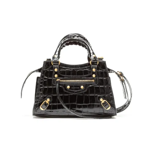 Balenciaga Кожа Байкер Сумка Сумка Сумка через плечо Сумка через плечо Мини Женская Черная