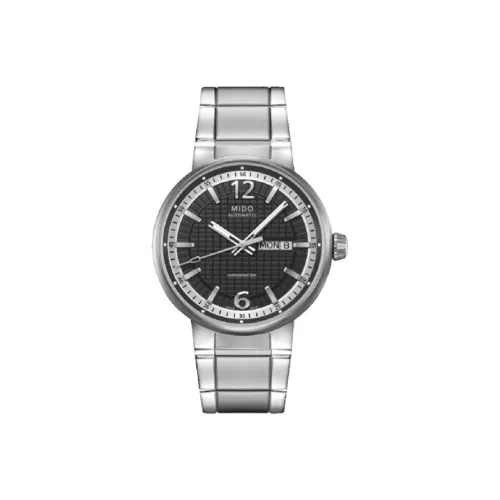 Mido Автоматический Механический Механизм Мужские Часы Часы 42 мм Серый Циферблат Корпус из Нержавеющей Стали Ремешок из Нержавеющей Стали