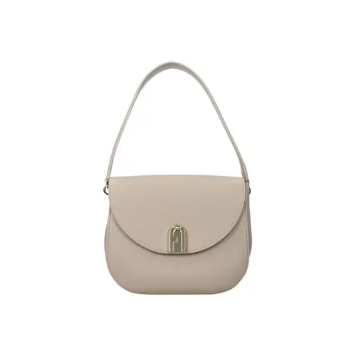 Furla Sleek Collection Кожа Клатч Маленький Женский Светлый Умбра