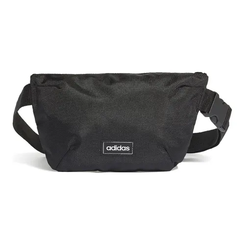 Adidas Полиэстер Одно плечо Через плечо Бананка Унисекс Черный