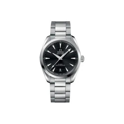 OMEGA Автоматический Механический Часы Мужские AQUA TERRA 150 метров, 38 мм, Черный
