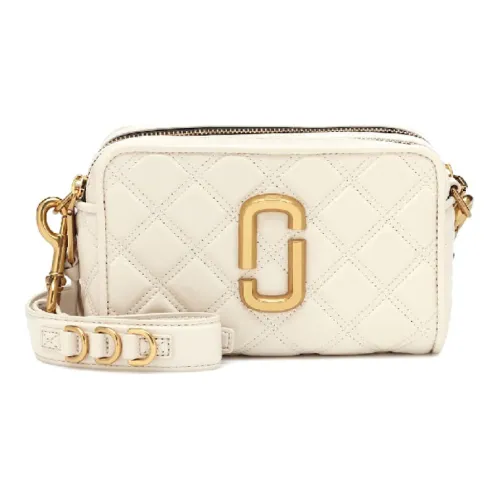 MARC JACOBS Sheepskin Camera Bag Shoulder Bag Large Women's Cream White