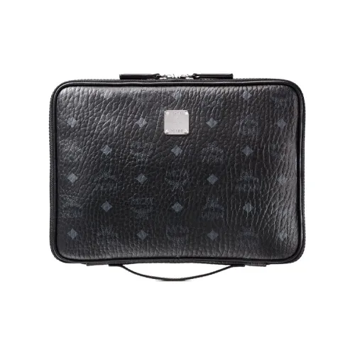 MCM Essential Visetos Origina Нейлоновый клатч Маленький Женский Черный